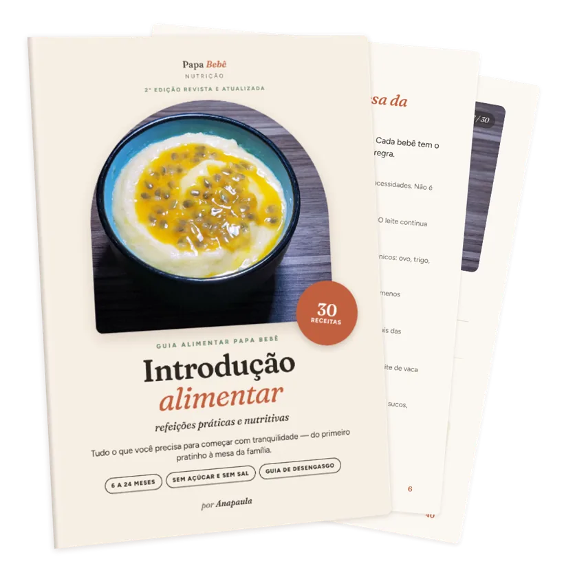 E-book Guia Alimentar Papa Bebê — Introdução alimentar